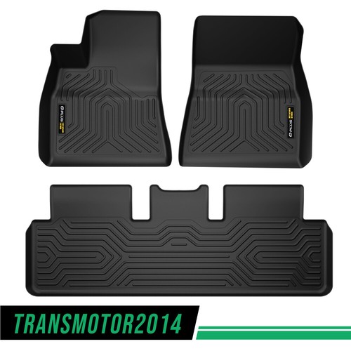 6-piece TPE floor mat set including cargo and frunk pieces